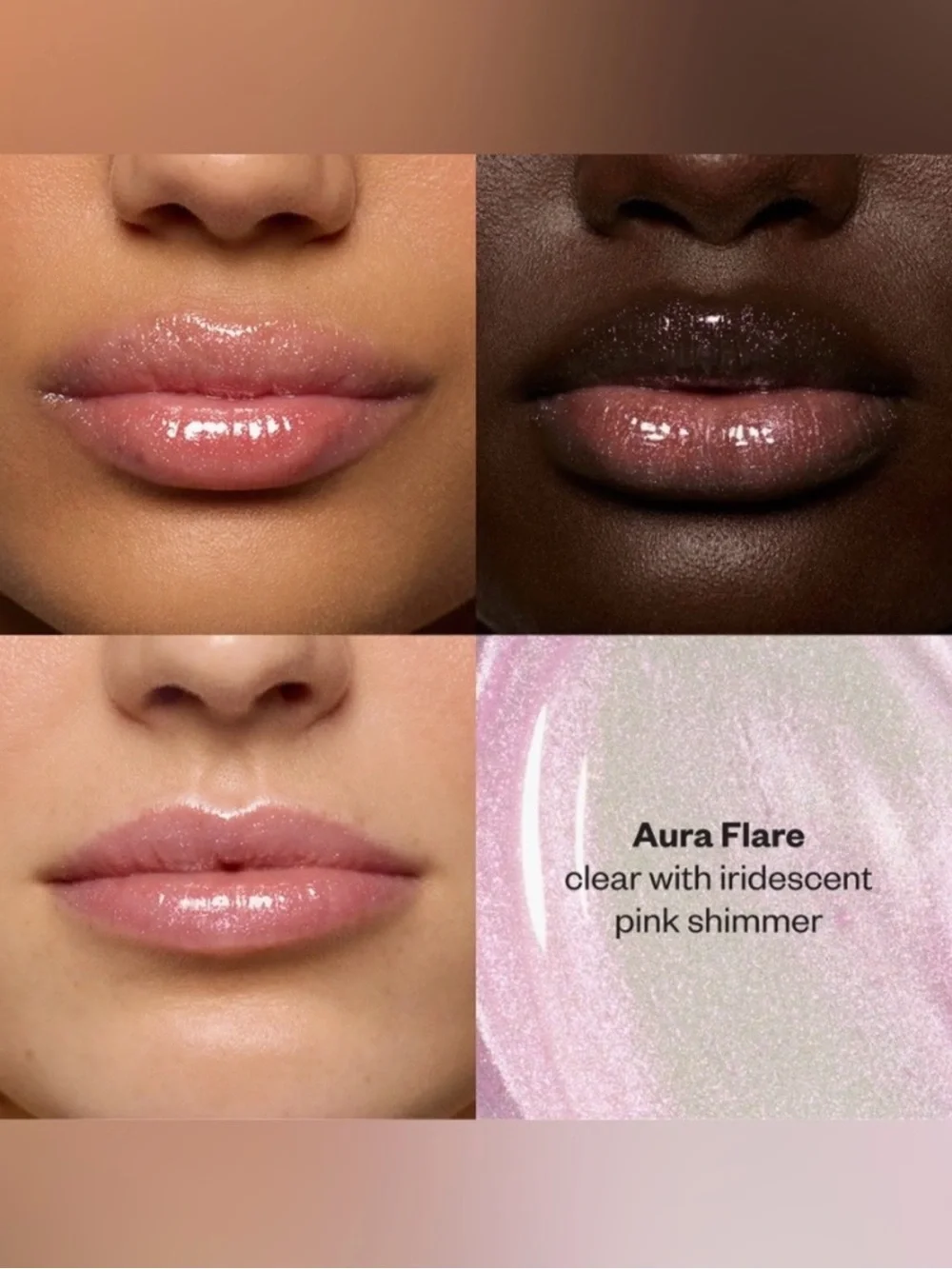 Kosas Lip Pulse Glassy Lip Plumper - aura flare NIB